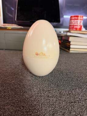 Anne Geddes Soft Yellow Baby Bunny in Cream Colour Egg Doll